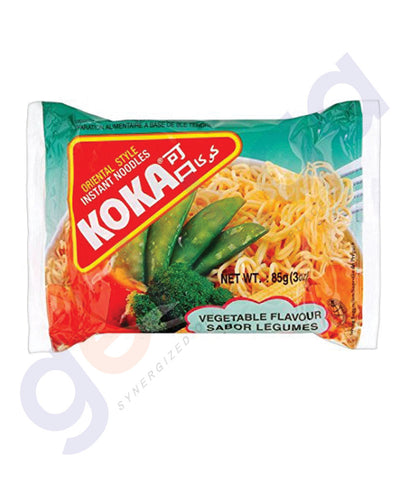 BUY BEST PRICED KOKA M/PACK NOODLES VEGETABLES 85GM IN QATAR