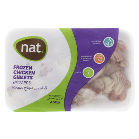 GETIT.QA- Qatar’s Best Online Shopping Website offers NAT FROZEN CHICKEN GIBLETS GIZZARDS 450 G at the lowest price in Qatar. Free Shipping & COD Available!