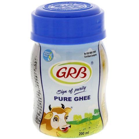 GETIT.QA- Qatar’s Best Online Shopping Website offers GRB PURE GHEE 200ML at the lowest price in Qatar. Free Shipping & COD Available!