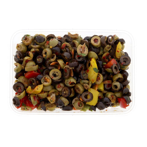 GETIT.QA- Qatar’s Best Online Shopping Website offers VEGETARIAN SLICED OLIVE SALAD 300G at the lowest price in Qatar. Free Shipping & COD Available!