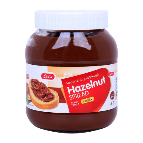 GETIT.QA- Qatar’s Best Online Shopping Website offers LULU COCOA HAZELNUT SPREAD 750G at the lowest price in Qatar. Free Shipping & COD Available!