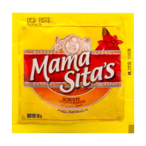 GETIT.QA- Qatar’s Best Online Shopping Website offers MAMA SITA'S ANNATTO (ACHUETE) POWDER 10 G at the lowest price in Qatar. Free Shipping & COD Available!