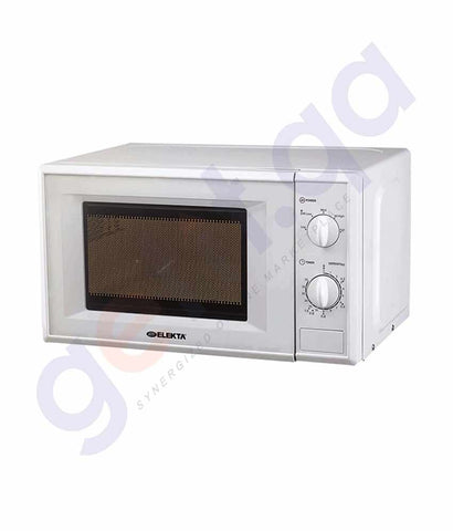 BUY ELEKTA 20L MANUAL MICROWAVE OVEN - WHITE - EMO-221 IN QATAR | HOME DELIVERY WITH COD ON ALL ORDERS ALL OVER QATAR FROM GETIT.QA