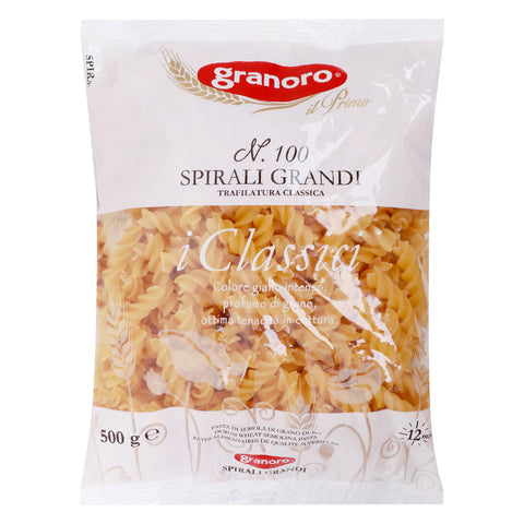 GETIT.QA- Qatar’s Best Online Shopping Website offers GRANORO CLASSIC SPIRALI GRANDI PASTA NO.100 500 G at the lowest price in Qatar. Free Shipping & COD Available!