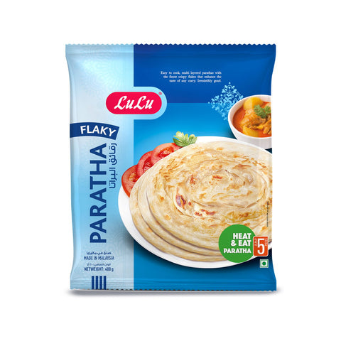 GETIT.QA- Qatar’s Best Online Shopping Website offers LULU FLAKY PARATHA 5 PCS 400 G at the lowest price in Qatar. Free Shipping & COD Available!