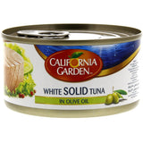 GETIT.QA- Qatar’s Best Online Shopping Website offers California Garden Canned White Tuna Solid In Olive Oil 185 g at lowest price in Qatar. Free Shipping & COD Available!