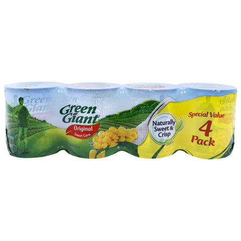 GETIT.QA- Qatar’s Best Online Shopping Website offers GREEN GIANT ORIGINAL SWEET CORN 4 X 150G at the lowest price in Qatar. Free Shipping & COD Available!