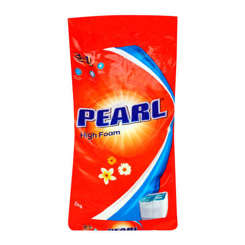GETIT.QA- Qatar’s Best Online Shopping Website offers PEARL WASHING POWDER HIGH FOAM 3IN1 6KG at the lowest price in Qatar. Free Shipping & COD Available!