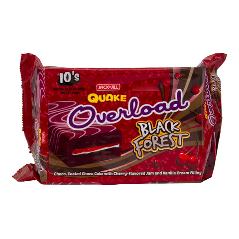 GETIT.QA- Qatar’s Best Online Shopping Website offers JACK AND JILL QUAKE OVERLOAD BLACK FOREST 10 X 30G at the lowest price in Qatar. Free Shipping & COD Available!
