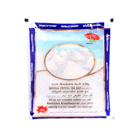 GETIT.QA- Qatar’s Best Online Shopping Website offers QUALITY NATURAL CRYSTAL SEA SALT 1KG at the lowest price in Qatar. Free Shipping & COD Available!