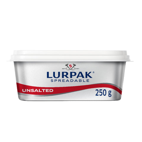 GETIT.QA- Qatar’s Best Online Shopping Website offers LURPAK SPREADABLE BUTTER UNSALTED 250G at the lowest price in Qatar. Free Shipping & COD Available!