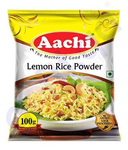 BUY AACHI LEMON RICE POWDER 100GM  IN QATAR | HOME DELIVERY WITH COD ON ALL ORDERS ALL OVER QATAR FROM GETIT.QA