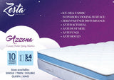 BUY Azzona Ice-Silk Cool Pocket Spring Mattress IN QATAR | HOME DELIVERY WITH COD ON ALL ORDERS ALL OVER QATAR FROM GETIT.QA