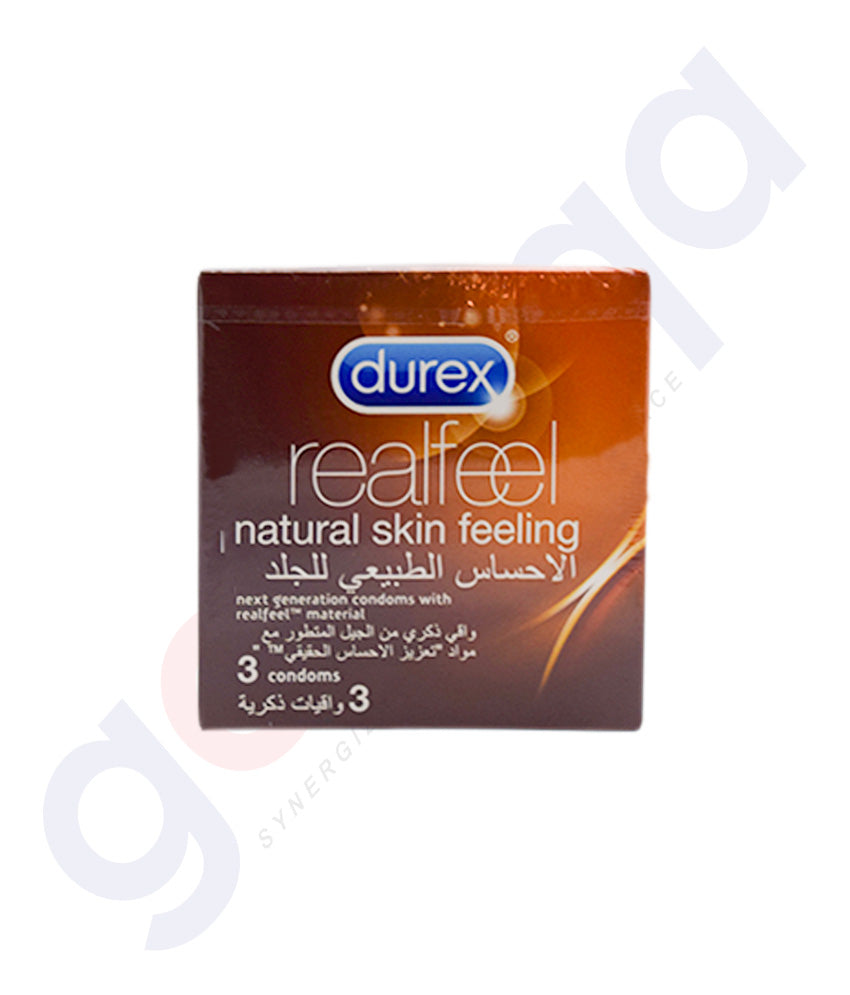 Buy Durex Realfeel Natural Skin Feeling 3 Condom Doha Qatar