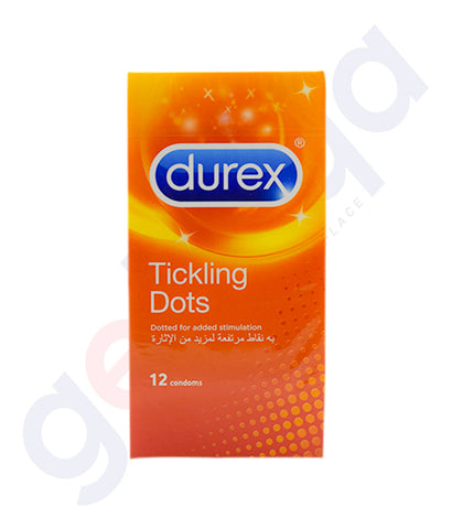 Buy Durex Tickling Dots 12 Condoms Price Online in Qatar
