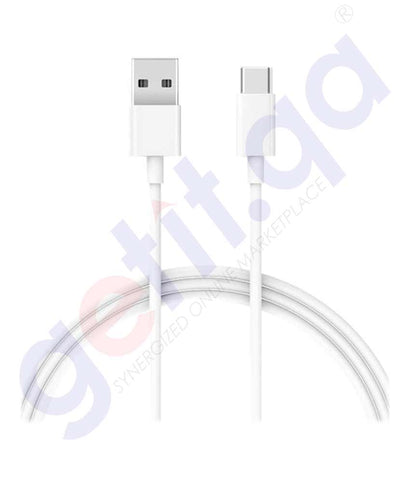 BUY MI USB-C CABLE 1M WHITE BHR4422GL   IN QATAR | HOME DELIVERY WITH COD ON ALL ORDERS ALL OVER QATAR FROM GETIT.QA