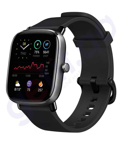 BUY AMAZFIT SMART WATCH GTS 2 MINI BLACK IN QATAR | HOME DELIVERY WITH COD ON ALL ORDERS ALL OVER QATAR FROM GETIT.QA