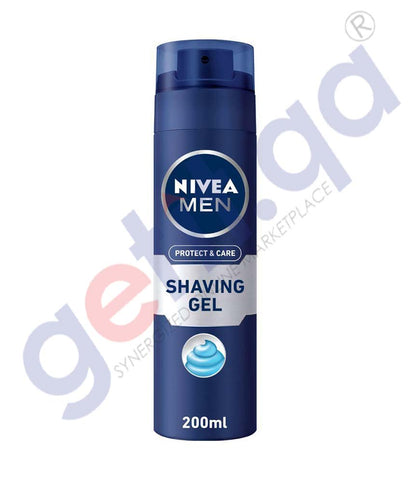 GETIT.QA | Buy Nivea Men Protect & Care Shaving Gel 200ml Doha Qatar