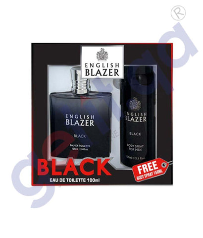 GETIT.QA | Buy English Blazer Gift-Black 100ml EDT+150ml Deo Doha Qatar