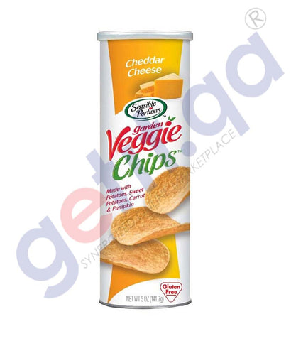 Sensible Portions Canister Chips Cheddar Cheese 141g