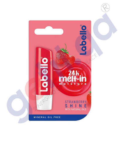 GETIT.QA | Buy Labello Strawberry Shine Natural Oil 4.8g in Doha Qatar