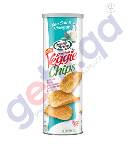 Sensible Portions Canister Chips Salt & Vinegar 141g