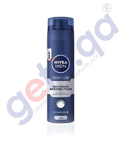 GETIT.QA | Buy Nivea Men Protect & Care Shaving Foam 200ml Doha Qatar