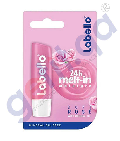 GETIT.QA | Buy Labello Soft Rose with Natural Oil 4.8gm in Doha Qatar