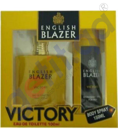 GETIT.QA | Buy English Blazer Gift Set-Victory 100ml EDT+150ml Deo Doha Qatar