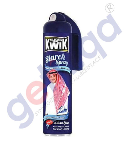 GETIT.QA | Buy Kwik Shot Starch Spray 500ml Price Online in Doha Qatar