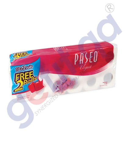 Paseo Toilet Roll 2 Ply (Pack of 10+2 FREE)
