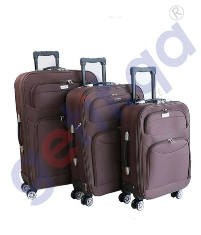 Travel One Brown 3 Pieces Set 20/24/28 Inch