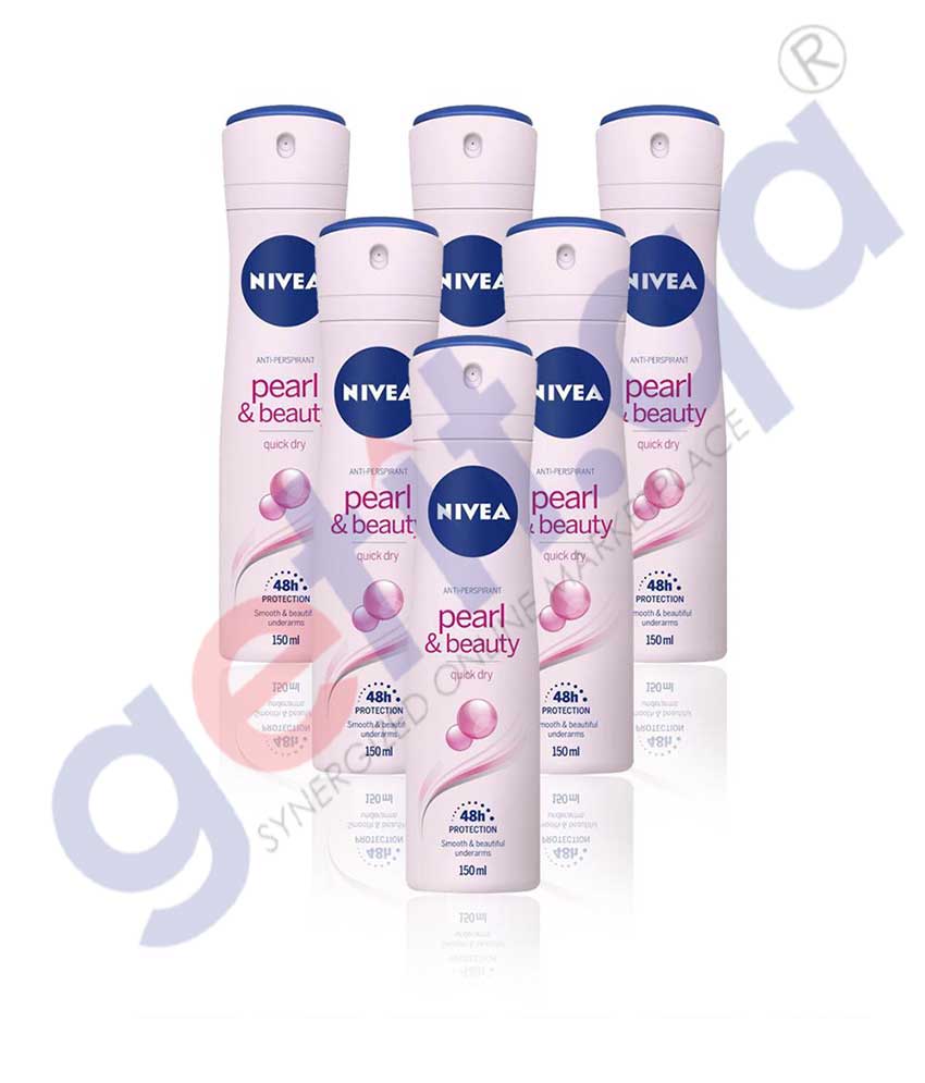 GETIT.QA | Shop Nivea Pearl & Beauty Spray Female 150ml in Doha Qatar