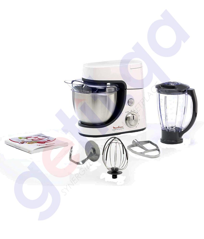 Buy Moulinex Kitchen Machine 1100w QA513D27 in Doha Qatar