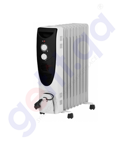 BUY ELEKTA 11 FINS OIL RADIATOR HEATER WITH FAN - EORHF-11 IN QATAR | HOME DELIVERY WITH COD ON ALL ORDERS ALL OVER QATAR FROM GETIT.QA