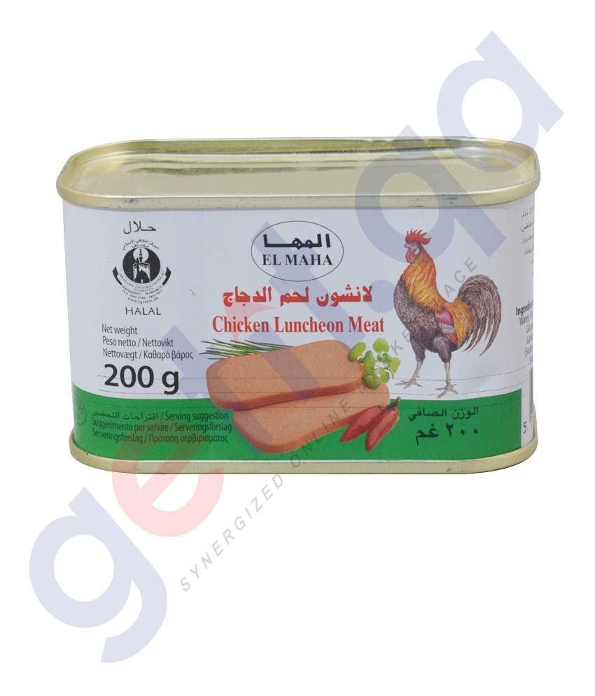 Buy El Maha Chicken Luncheon Meat 200g Online in Doha Qatar