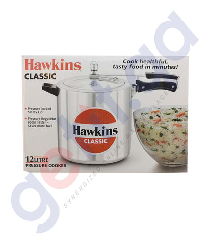 Buy Hawkins Classic Pressure Cooker 12Ltr Online Doha Qatar