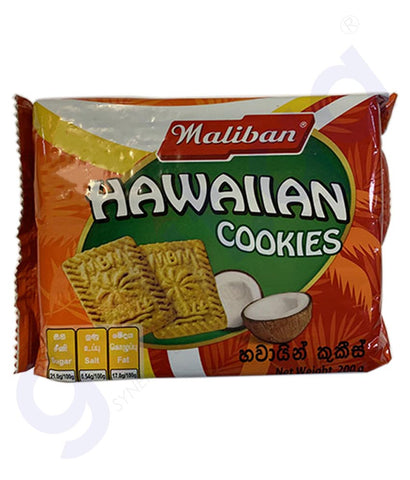 Buy Maliban Hawaiian Cookies 200g Online in Doha Qatar