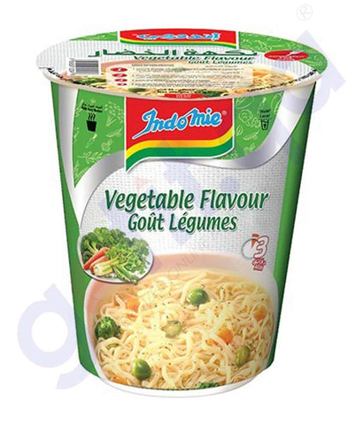 BUY INDOMIE CUP NOODLES VEGETABLE FLAVOR 60GMS  IN QATAR | HOME DELIVERY WITH COD ON ALL ORDERS ALL OVER QATAR FROM GETIT.QA