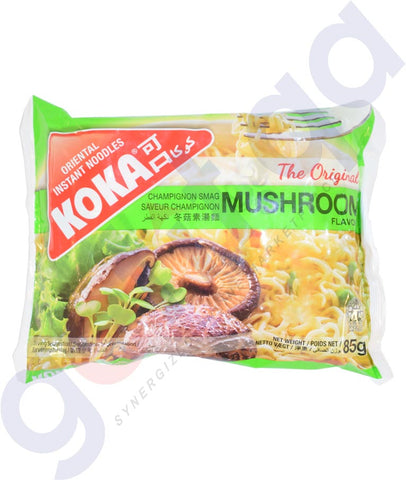 BUY BEST PRICED KOKA M/PACK NOODLES MUSHROOM 85GM IN QATAR