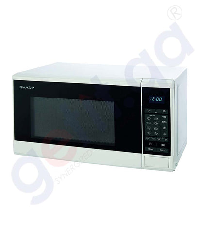 BUY SHARP MICROWAVE OVEN 20 LITER SOLO WHITE R-20GHM-WH3 IN QATAR | HOME DELIVERY WITH COD ON ALL ORDERS ALL OVER QATAR FROM GETIT.QA