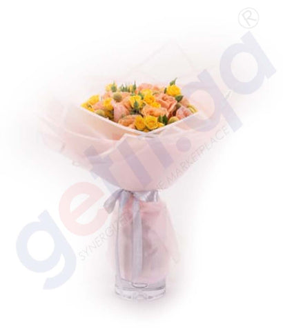 Buy La Lumiere Hand Bouquet Price Online in Doha Qatar