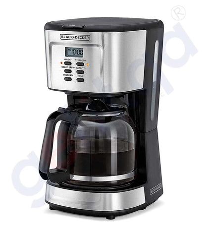 GETIT.QA | Buy  BLACK+DECKER 900W 12 CUP PROGRAMMABLE COFFEE MAKER DCM85-B5 Doha Qatar