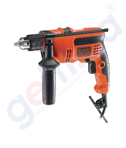 BLACK+DECKER 710W VSR 13MM KEYED SPINDLE LOCK HAMMER DRILL CD714REK-B5