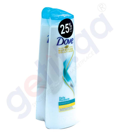 Buy Dove Shampoo 400ml Daily Moisture Twin Pack Doha Qatar