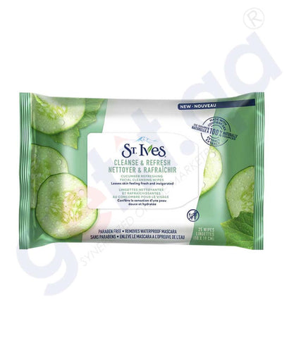 Buy St. Ives Cleanse & Refresh 25 Wipes Online Doha Qatar