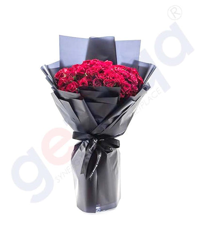 Buy J'Adore Red Hand Bouquet Price Online in Doha Qatar