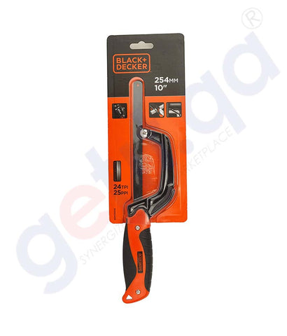 BLACK & DECKER  250MM BI-MAT HANDLE MINI HACKSAW BDHT20345