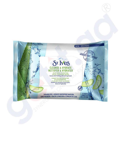 Buy St. Ives Cleanse and Refresh 25 Wipes in Doha Qatar