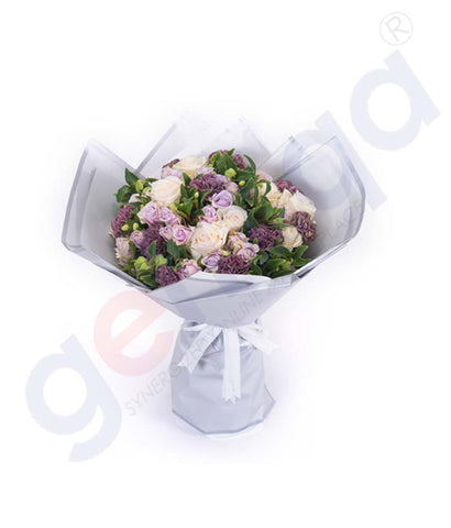 GETIT.QA | Buy Premiere en Lilac Hand Bouquet Price Online Doha Qatar